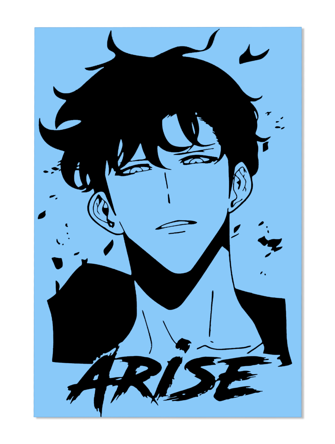 “Arise” – Sung Jin-Woo Awakening Mirror (8.5x11in)