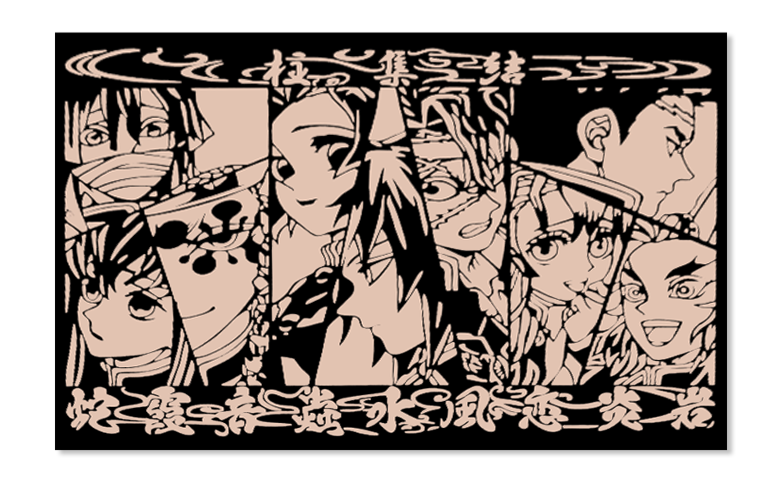 “Breath of the Hashira” – Elite Corps Mirror (8.5x11in)