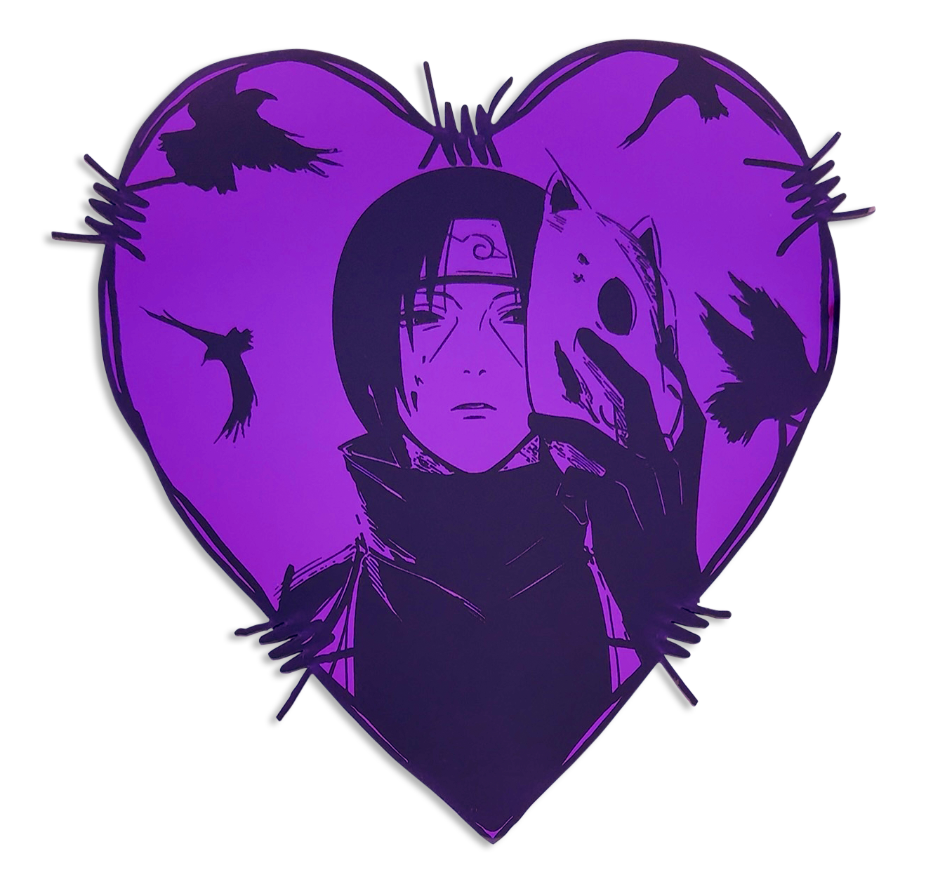 “Silent Battles” – Uchiha Legacy Mirror Set (5 Piece Collection)